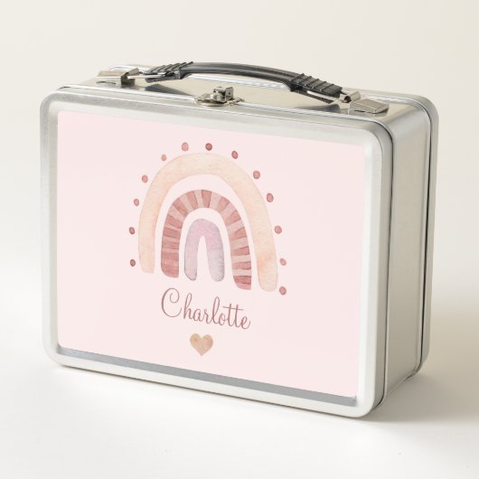 Boho Waterverf Rainbow Gepersonaliseerd Kind (Voorkant)