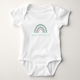Boho Waterverf Rainbow Gepersonaliseerd Romper
