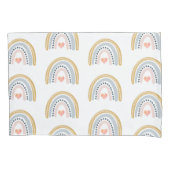 Boho Waterverf Rainbow Pattern Kussensloop (Voorkant)