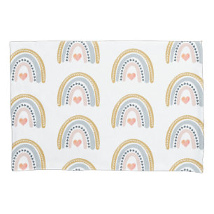 Boho Waterverf Rainbow Pattern Kussensloop