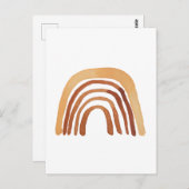 Boho Waterverf Rainbow Post Kaart (Voorkant / Achterkant)