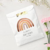 Boho Waterverf Regenboog Baby shower Favor Bag Bedankzakje (Gezegeld)