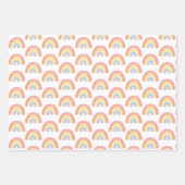 Boho Waterverf regenboog zon Inpakpapier Vel (Voorkant 2)