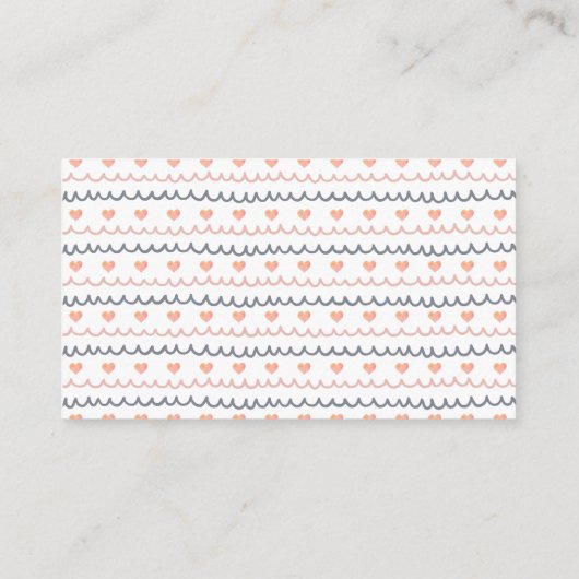 Boho Waterverf regenboogboeken voor Baby Informatiekaartje (Achterkant)