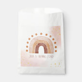 Boho waterverf regenboogdag bedankzakje (Voorkant)