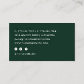 Boho Waterverf Spring Wildflower Visitekaartje (Achterkant)