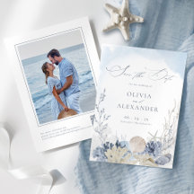 Boho Waterverf Strand Bruiloft Foto