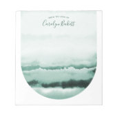 Boho Waterverf Stropdas-Dye Custom Notitieblok - G (Voorkant)