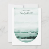 Boho Waterverf Stropdas-Dye Custom Stationery - Gr (Voorkant)