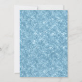 Boho Waterverf Unicorn Floral Baby Girl Kaart (Achterkant)