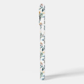 Boho Waterverf Wildbloemen Patroonmonogram Naam Case-Mate iPhone Case (Achterkant / Links)