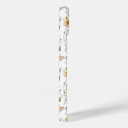 Boho Waterverf Wilde Bloem Case-Mate iPhone Case (Achterkant / Rechts)