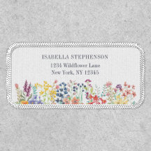 Boho Waterverf Wildflower Bloemen