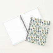 Boho Waterverf Wildflower Gepersonaliseerd zakboek Notitieboek (Binnen)