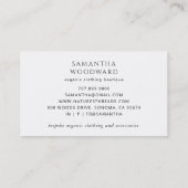 Boho Waterverf Wildflower Kleding Boutique Visitekaartje (Achterkant)