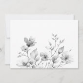  Boho Waterverf Wildflowers Vrijgezellenfeest Kaart (Achterkant)