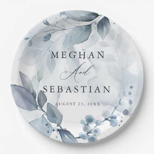 BOHO Waterverf Woodland Foliage Paper Bord (Voorkant)