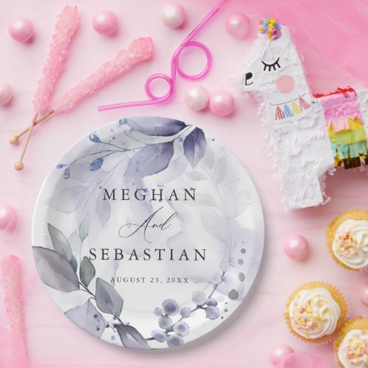 BOHO Waterverf Woodland Foliage Paper Bord (Feest)