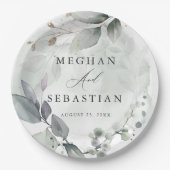 BOHO Waterverf Woodland Foliage Paper Bord (Voorkant)