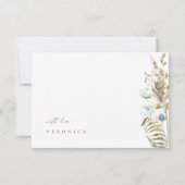 Boho Waterverf zal je zijn mijn Bridesmaïde Kaart (Achterkant)