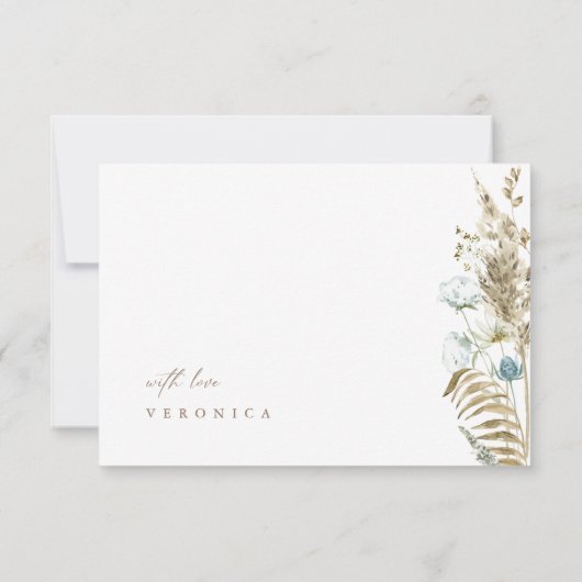 Boho Waterverf zal je zijn mijn Bridesmaïde Kaart (Achterkant)