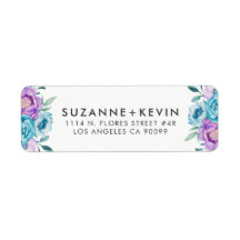 Boho waterverven bloemen bouquet