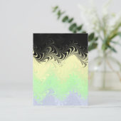 Boho Wavy Marmer Abstract Cassgender Pride Vlag Briefkaart (Staand voorkant)