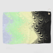 Boho Wavy Marmer Abstract Cassgender Pride Vlag Golfhanddoek (Horizontaal)