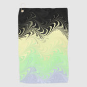 Boho Wavy Marmer Abstract Cassgender Pride Vlag Golfhanddoek (Voorkant)