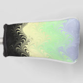 Boho Wavy Marmer Abstract Cassgender Pride Vlag Golfheadcover (Voorkant)