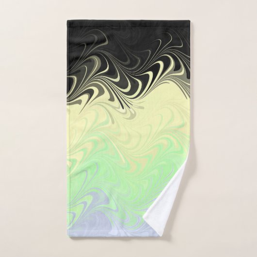 Boho Wavy Marmer Abstract Cassgender Pride Vlag Handdoek (Handdoek)