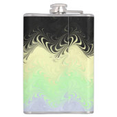 Boho Wavy Marmer Abstract Cassgender Pride Vlag Heupfles (Achterkant)