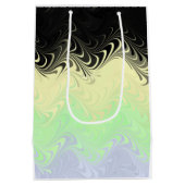 Boho Wavy Marmer Abstract Cassgender Pride Vlag Medium Cadeauzakje (Achterkant)