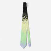 Boho Wavy Marmer Abstract Cassgender Pride Vlag Stropdas (Voorkant)