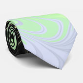 Boho Wavy Marmer Abstract Cassgender Pride Vlag Stropdas (Opgerold)
