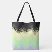 Boho Wavy Marmer Abstract Cassgender Pride Vlag Tote Bag (Achterkant)