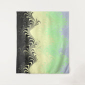 Boho Wavy Marmer Abstract Cassgender Pride Vlag Wandkleed (Voorkant)