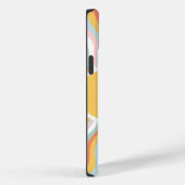 Boho Wavy Sun Rays Retro Design Case-Mate iPhone Case (Achterkant / Rechts)