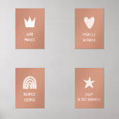 Boho Way maker poster set van 4 (Voorkant)