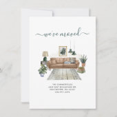 Boho We hebben Chic Waterverf Moving Aankondiging (Voorkant)