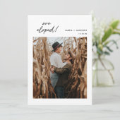 Boho We hebben de aankondiging van de fotoexplosie (Staand voorkant)