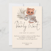 Boho we kunnen Baby shower Bedankt afwachten (Voorkant)