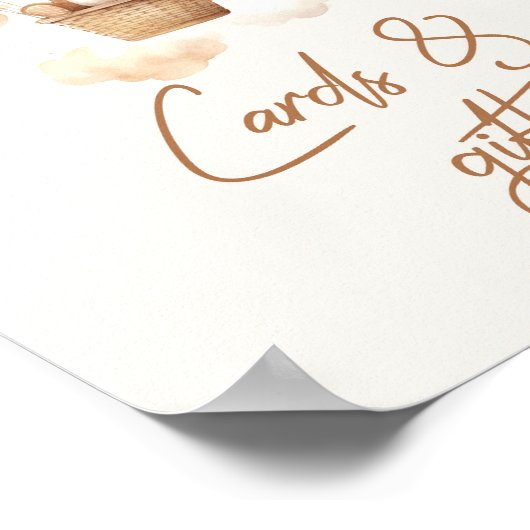 Boho We kunnen bearly wachten op Kaarten en gesche Poster (Hoek)