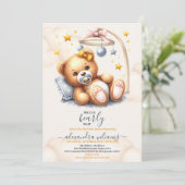 Boho we kunnen het Baby shower afwachten Kaart (Staand voorkant)