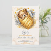 Boho we kunnen het Baby shower afwachten Kaart (Staand voorkant)