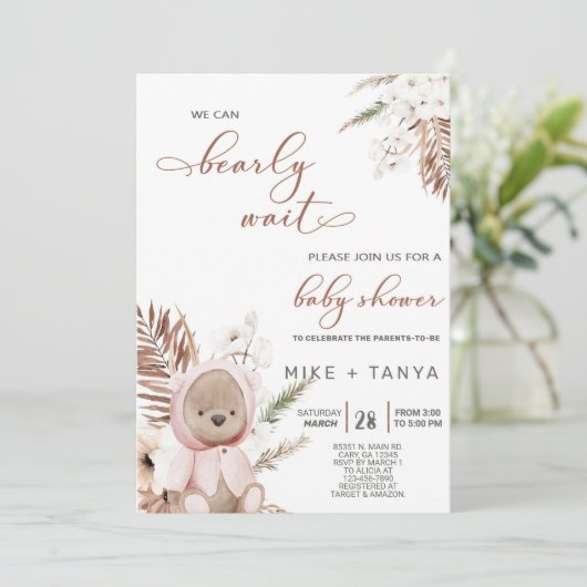 Boho we kunnen snel wachten op de uitnodiging van (Staand voorkant)