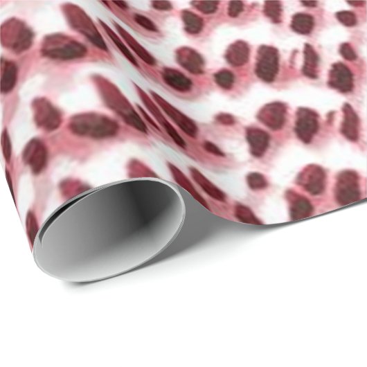 Boho Weave Faux Texture-Red Cadeaupapier (Rol Hoek)