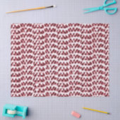 Boho Weave Faux Texture-Red Tissuepapier (Craft)