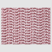 Boho Weave Faux Texture-Red Tissuepapier (Voorkant)