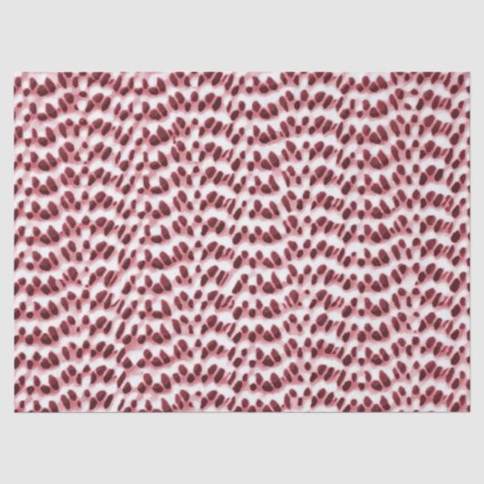 Boho Weave Faux Texture-Red Tissuepapier (Voorkant)